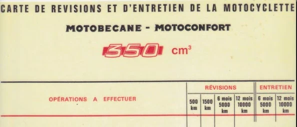 Manuels d'atelier réparation Motobécane 350 3cylindres