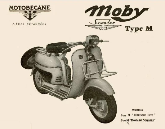 Manuels de réparation Motobécane Mobyscooter 2 et 4 temps