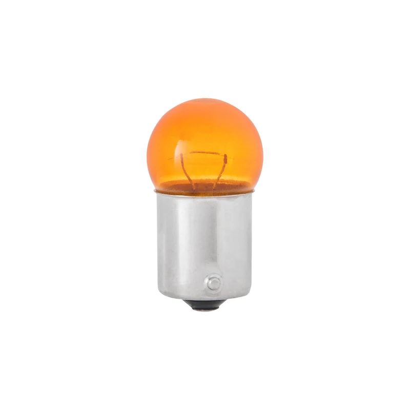 Bombilla intermitente BA15S 12V 10W naranja Allpro