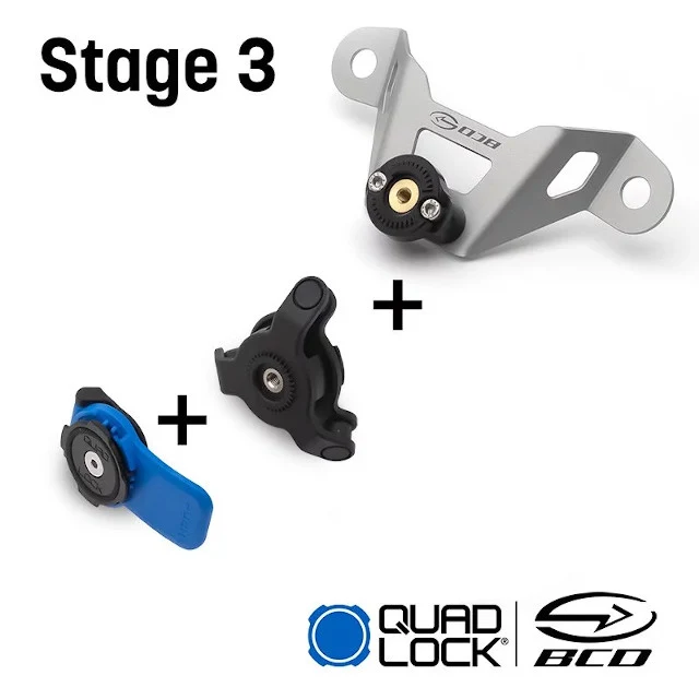 Soporte teléfono Quadlock Stage 3 Ducati Supersport S 2017> BCD