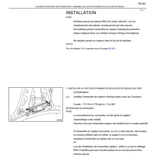 Manuel d'atelier Toyota land cruiser 1998 2007 en français