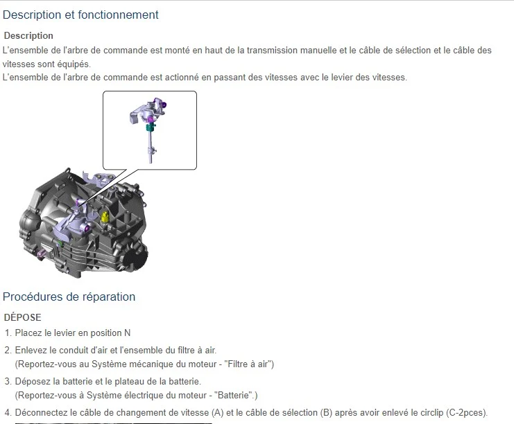 manuel d'atelier Hyundai Tucson 2015 en français