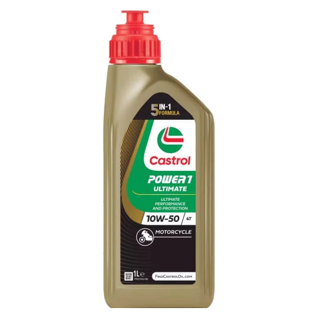 Aceite motor 4T 10W50 1L Castrol Power 1 Ultimate