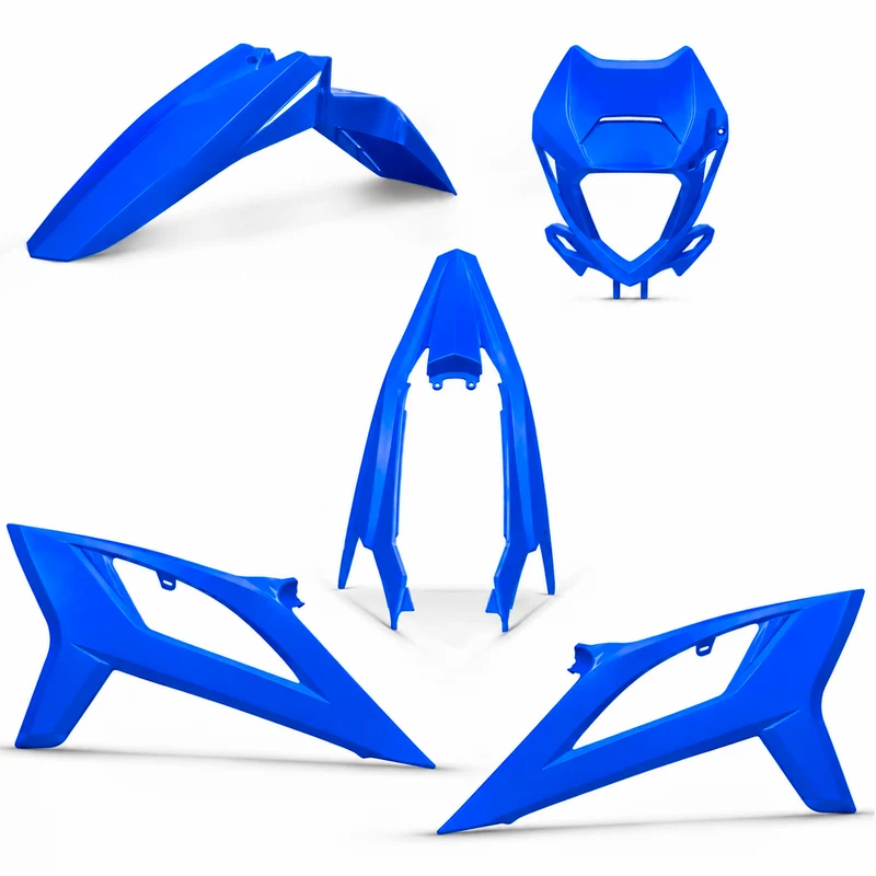 Kit de carenado Beta RR 50 >2021 blanco brillante 5 piezas Allpro