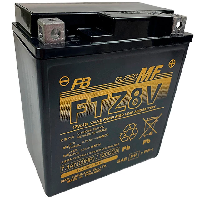 Batería FTZ8V Furukawa precargada