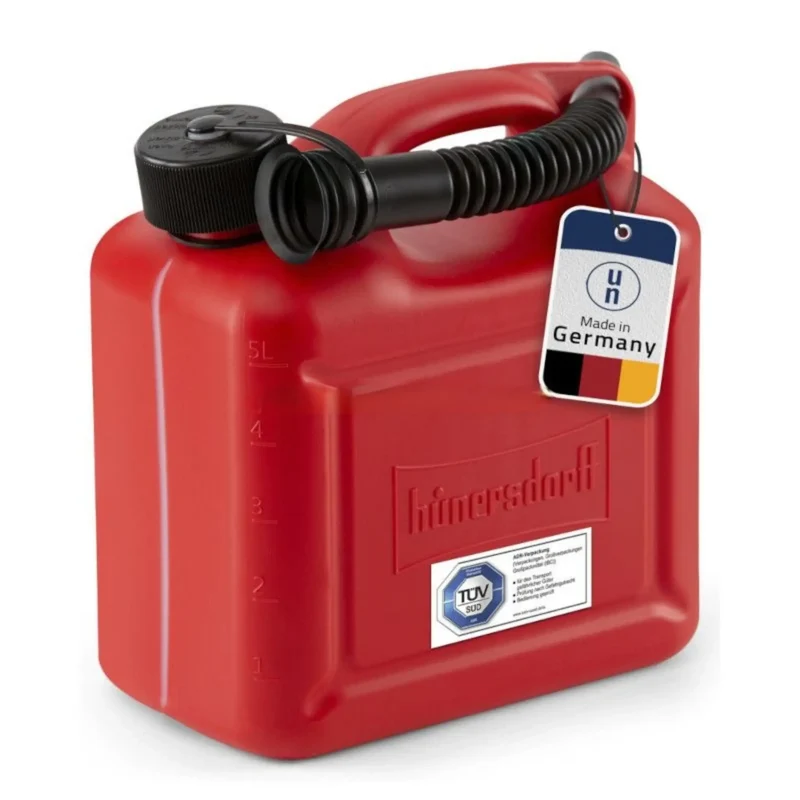 Bidón para gasolina 5 litros - rojo