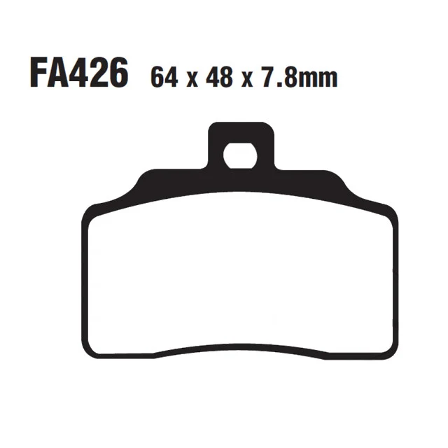Pastillas de freno Beta M4 350 Motard 04-17 EBC - orgánicas