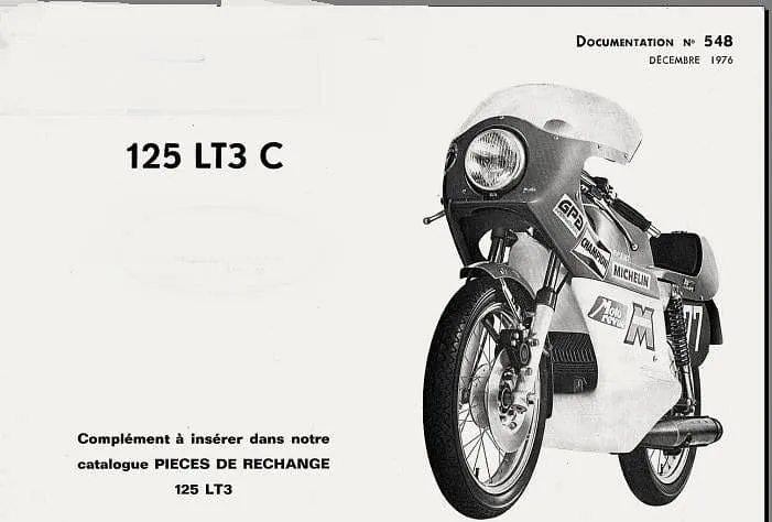 Manuels d'atelier Motobécane 125 LT1 LT2 LT3 et 125 S