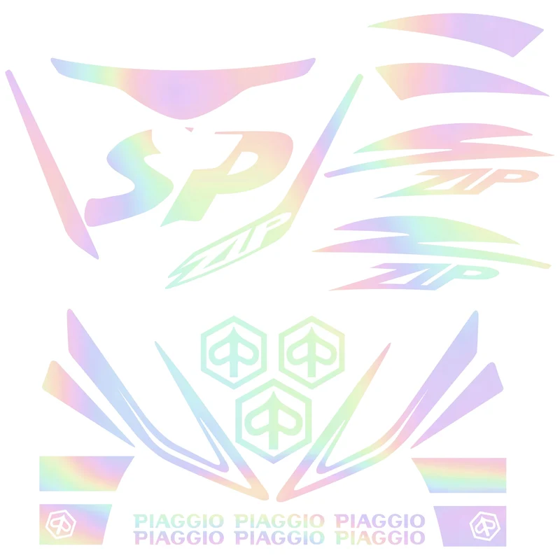 Kit pegatinas Piaggio Zip SP holográfico