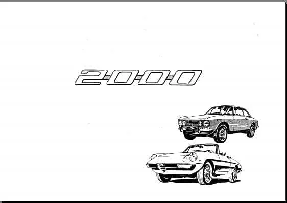 manuels d'atelier Alfa Roméo Giulia Coupés bertone et Spider