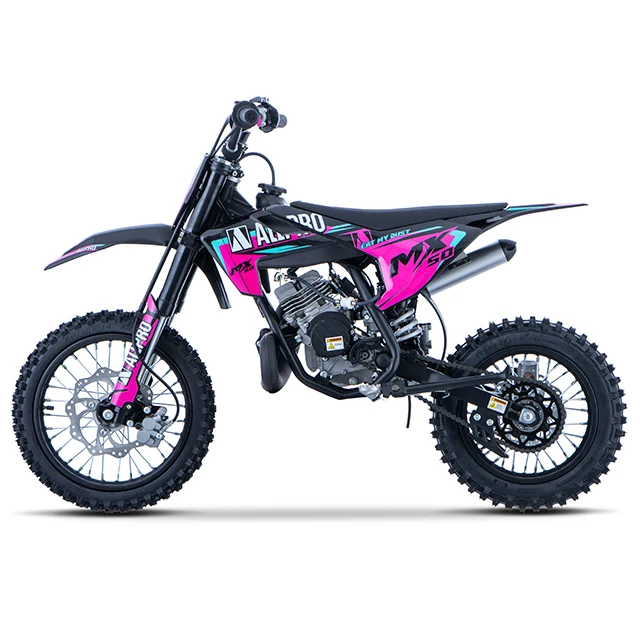 Pitbike infantil Minicross 50cc MX 2T AC llanta 14/12 AllPro - rosa