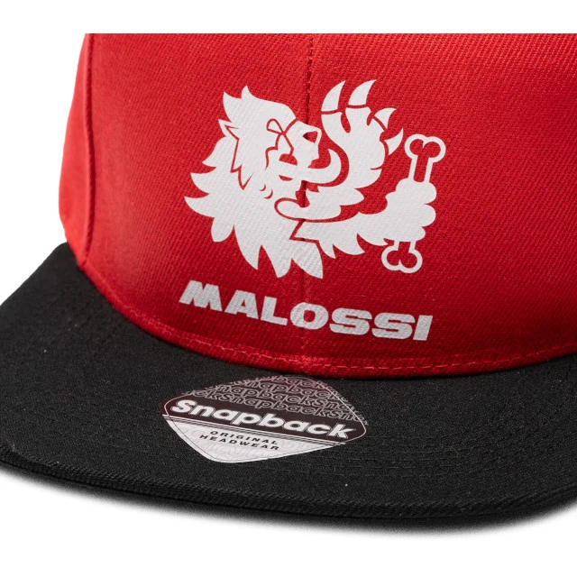 Gorra Snapback Street rojo Malossi