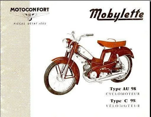 Manuels d'atelier Motobécane Mobylette