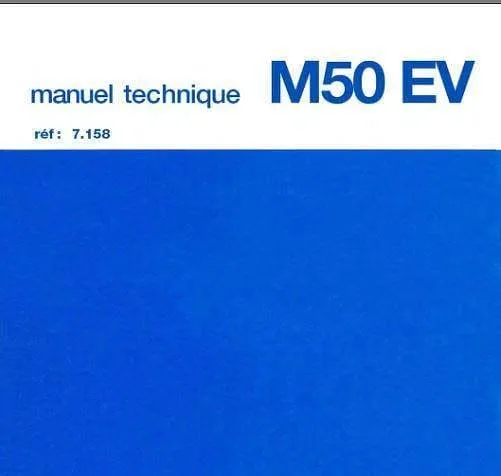 Manuels d'atelier Motobécane Mobylette
