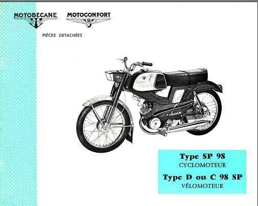 Manuels d'atelier Motobécane Mobylette