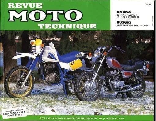 Manuel d'atelier Honda 125 CM