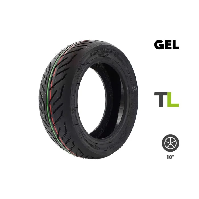 Pneu 10x3.00-6 CST tubeless avec gel anti crevaison Dualtron Victor Nami Klima