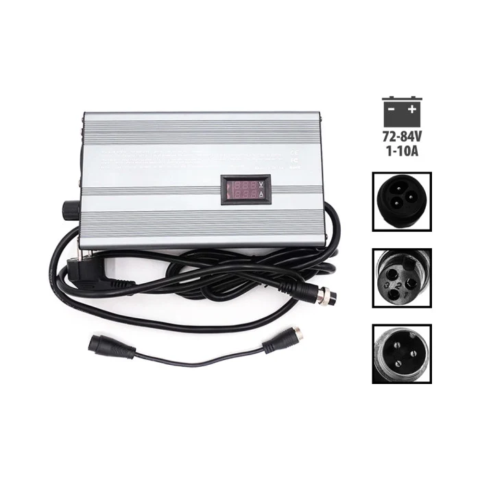 Chargeur rapide 72V - - 84V 1 - 10A GX16 - 3P