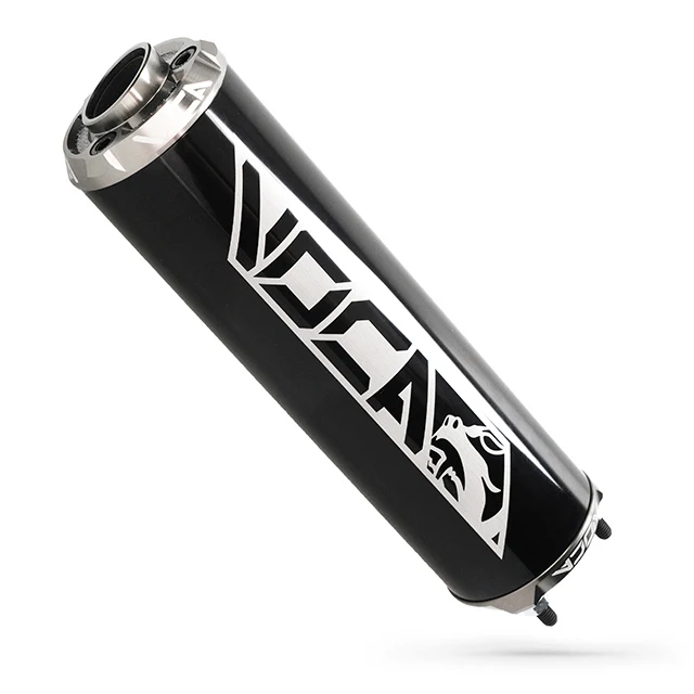 Silenciador VOCA Aluminio CNC negro - cazoleta de color