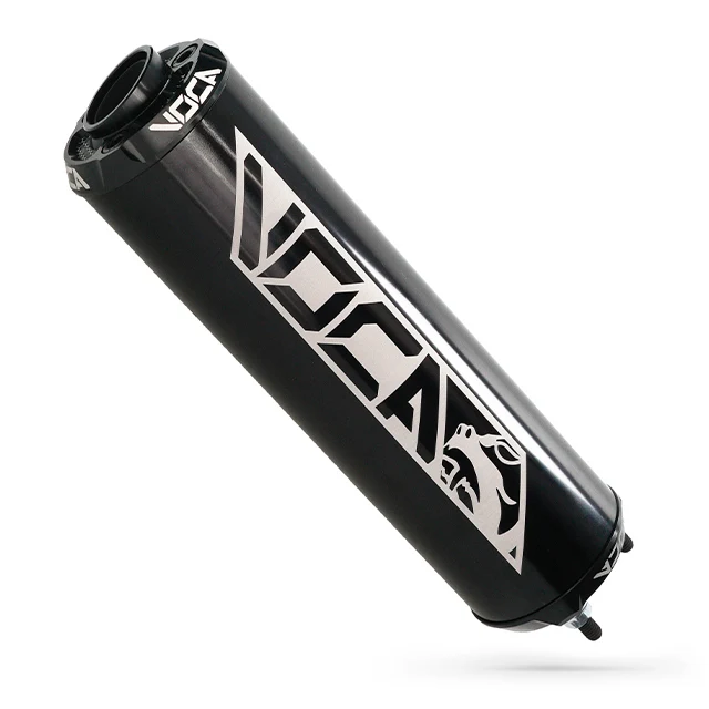 Silenciador VOCA Aluminio CNC negro - cazoleta de color