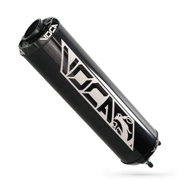 Silenciador VOCA aluminio CNC - cazoleta negra