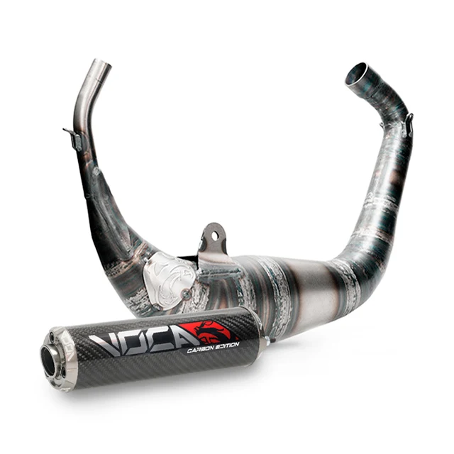 Escape VOCA Carbon Racing 80cc Aprilia RS >2006 / Derbi GPR >2004 - salida bajo colín