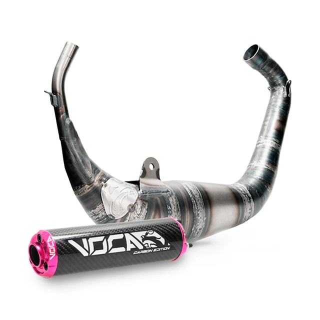 Escape VOCA Carbon Racing 80cc Aprilia RS >2006 / Derbi GPR >2004 - salida bajo colín