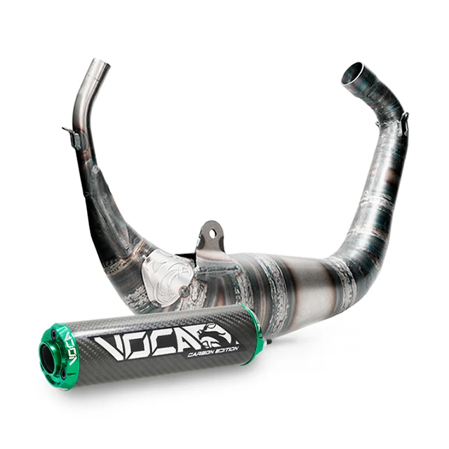 Escape VOCA Carbon Racing 80cc Aprilia RS >2006 / Derbi GPR >2004 - salida bajo colín