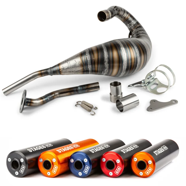 Escape Stage6 por arriba 80-90cc HM-Moto / Vent / Beta RR >12