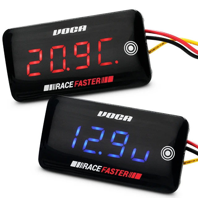 Marcador Temperatura y Voltaje Voca Racing RF Slim-Touch 0-120ºC / 8-18 V
