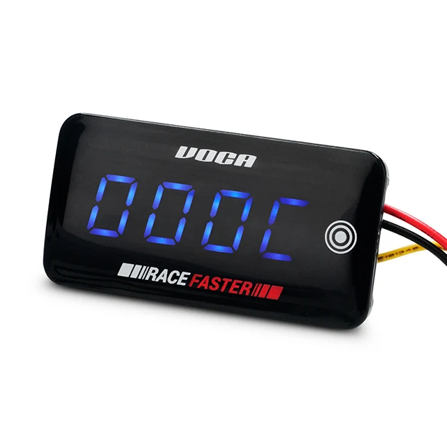 Marcador Temperatura y Voltaje Voca Racing RF Slim-Touch 0-120ºC / 8-18 V