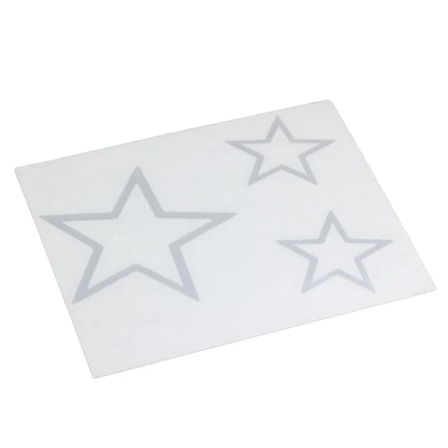 Pegatina (set de 3 ud) Estrella - elige color: