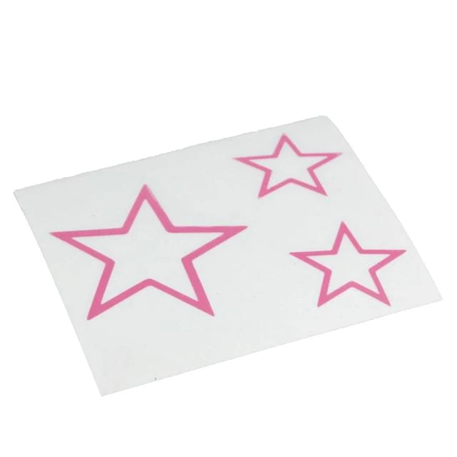Pegatina (set de 3 ud) Estrella - elige color: