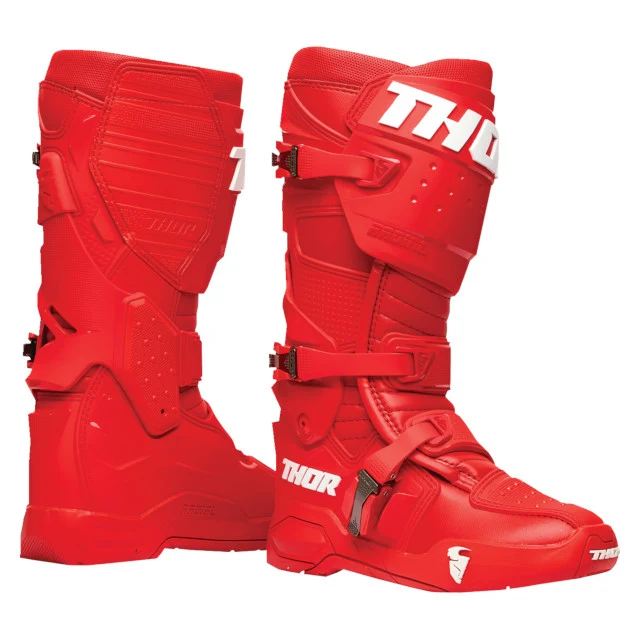 Botas Off-Road Thor Radial rojo - talla 44,5