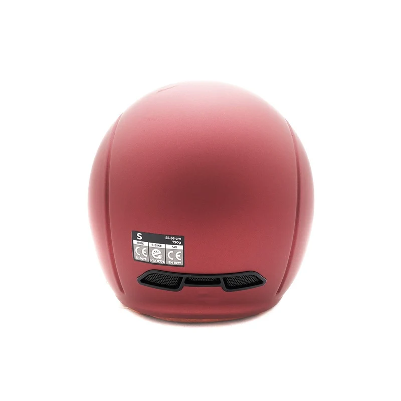 Casque JET bordeaux mat (taille XS à XXL)