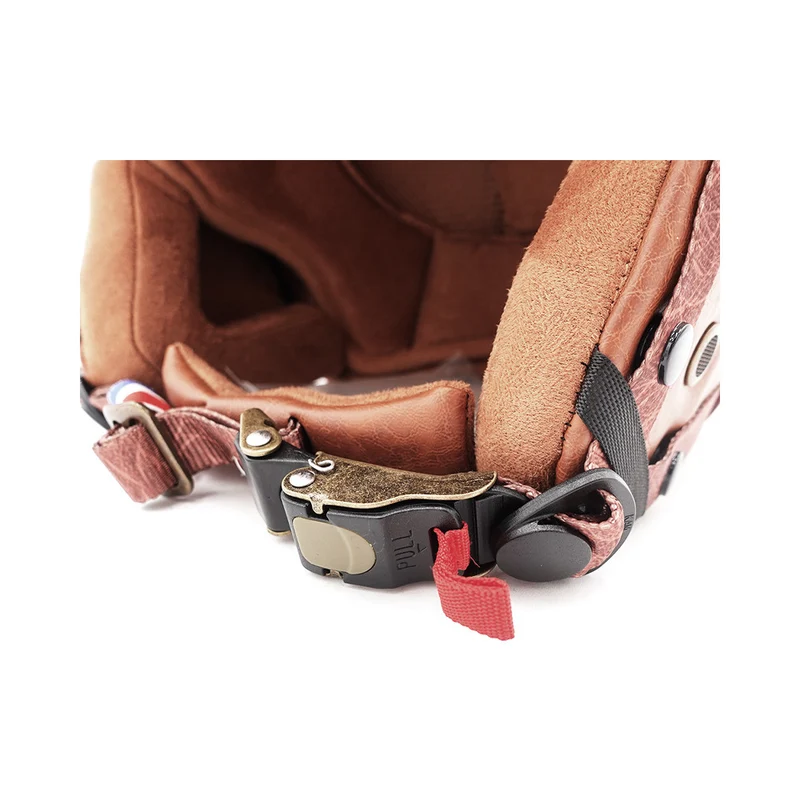 Casque JET bordeaux mat (taille XS à XXL)