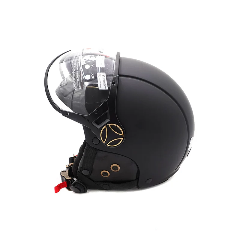 Casque JET noir mat (taille XS à XXL)