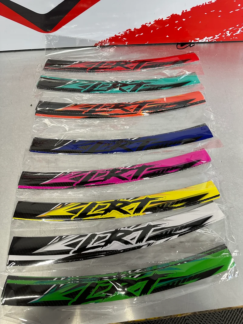Kit déco LRT pour jantes – 12 à 17 pouces, couleurs au choix