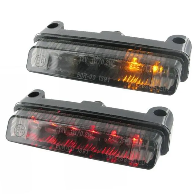 Piloto trasero LED con intermitentes Mini 7x1cm (CE) STR8