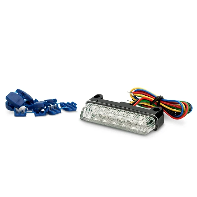 Piloto trasero LED con intermitentes Mini 7x1cm (CE) STR8