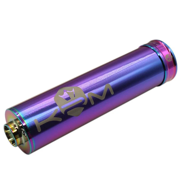 Silenciador escape KRM 90-110cc aluminio 19