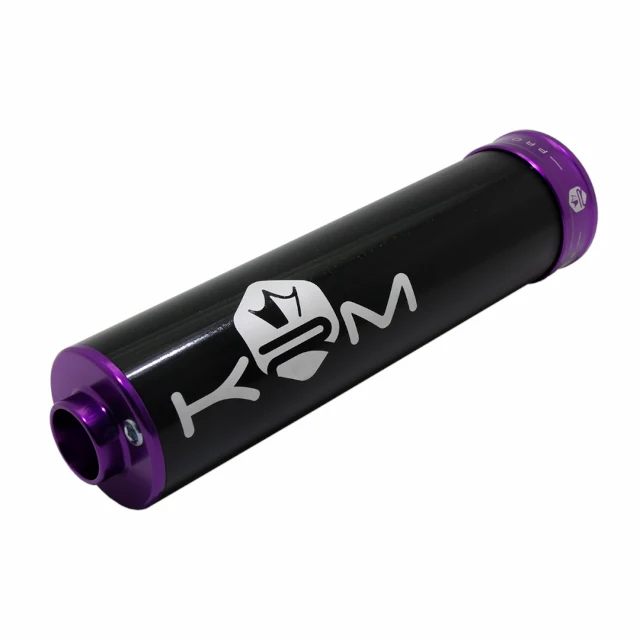 Silenciador escape KRM 70-90cc aluminio 19