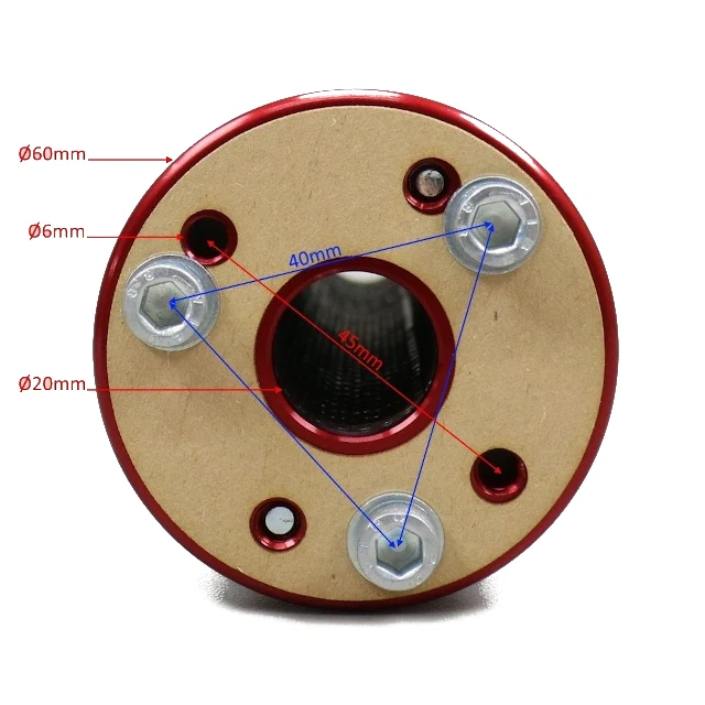 Silenciador escape KRM 70-90cc aluminio 19