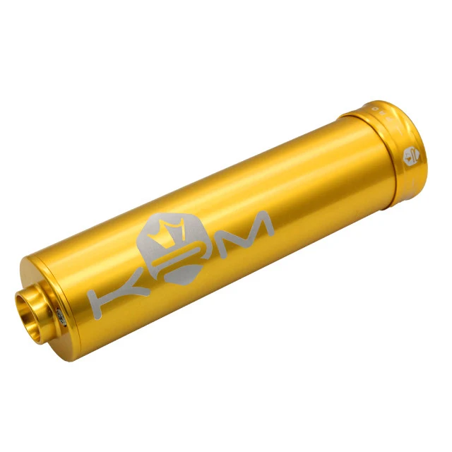 Silenciador escape KRM 70-90cc aluminio 19