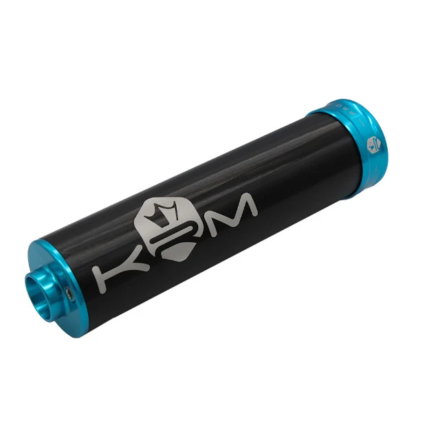 Silenciador escape KRM 70-90cc aluminio 19