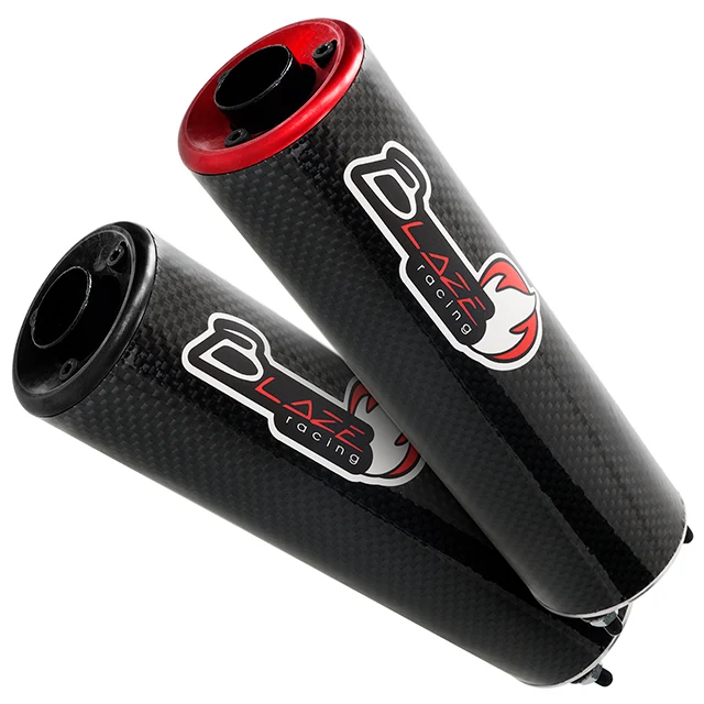 Silenciador de escape carbono Blaze Racing