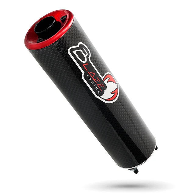 Silenciador de escape carbono Blaze Racing