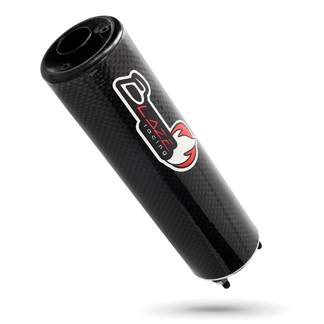 Silenciador de escape carbono Blaze Racing