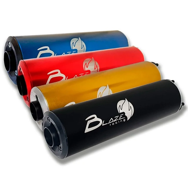 Silenciador de escape aluminio anodizado Blaze Racing