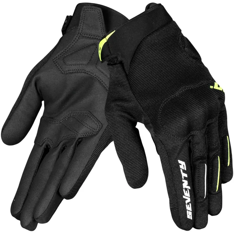 Guantes Seventy SD-C40 Asphalt Man - Negro/Amarillo